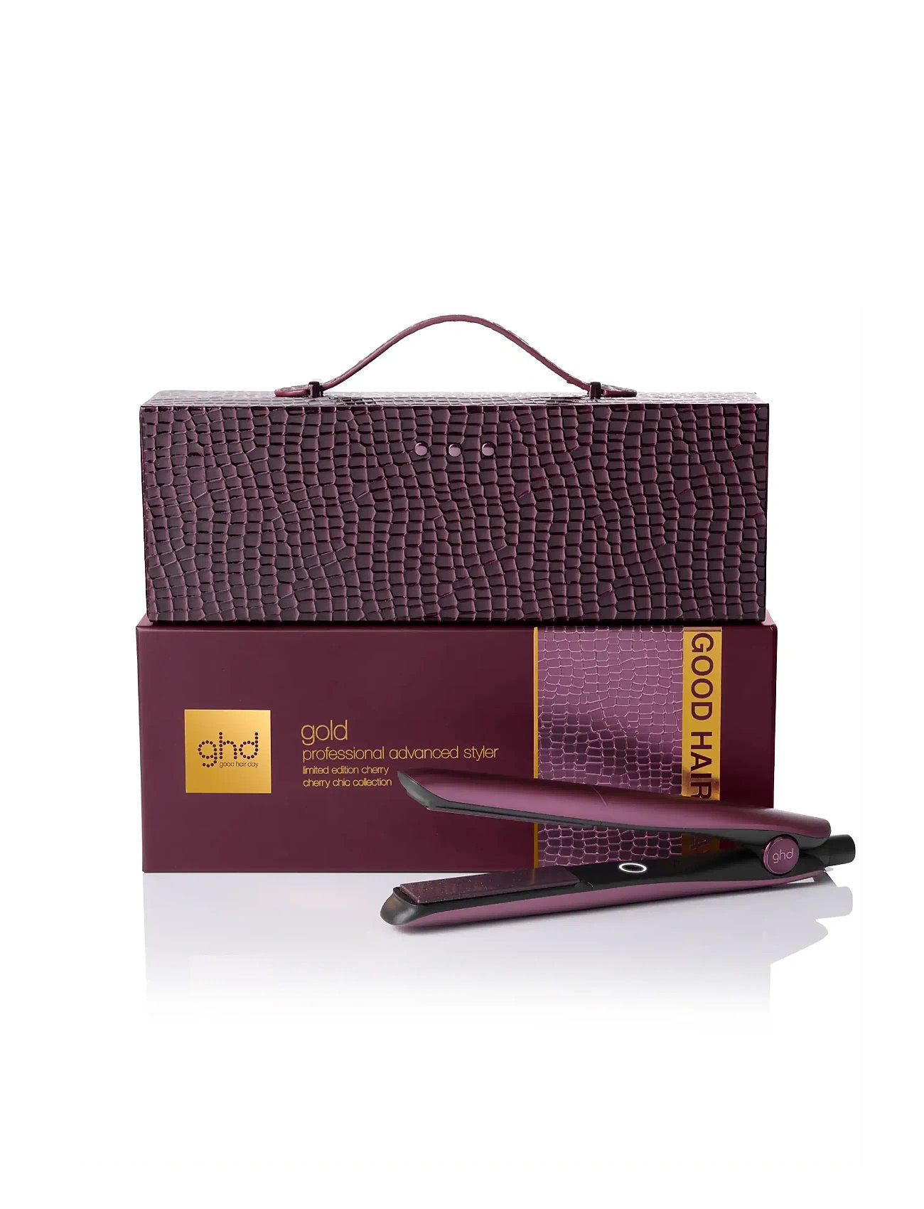 ghd Ghd Gold Limited Edition Gift Set - Hair Straighteners In Cherry Chic, One Size, Purple, Værktøj > Glattejern, Dame