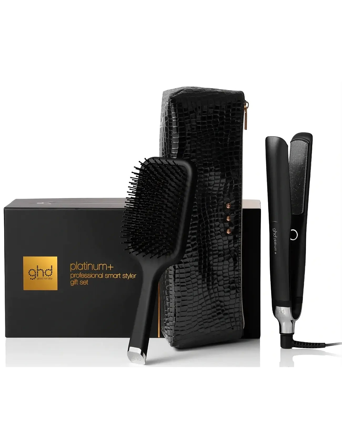 ghd Ghd Platinum+ Gift Set - Hair Straightener, One Size, Black, Værktøj > Glattejern, Dame