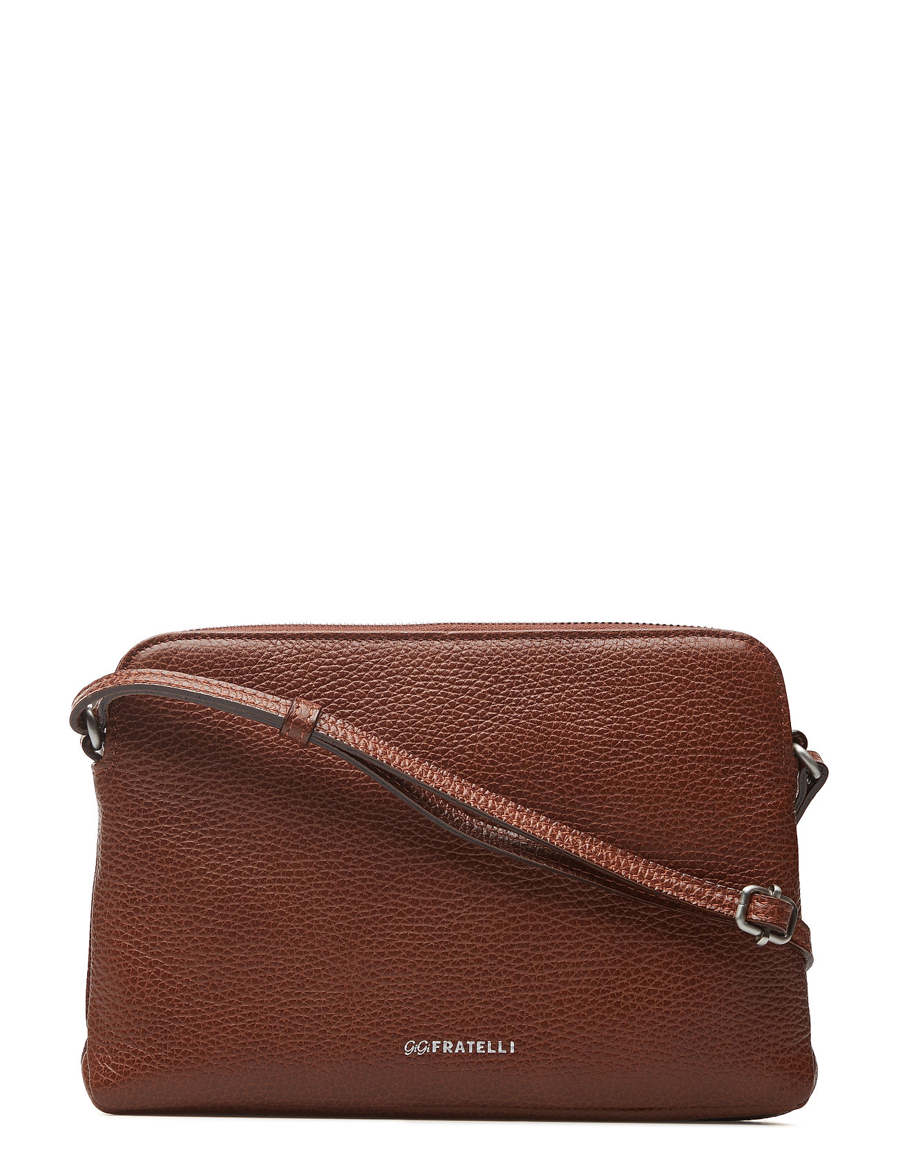 Romance Flat Bag Bags Small Shoulder Bagscrossbody Bruin Gigi Fratelli gigi fratelli kopen in de aanbieding