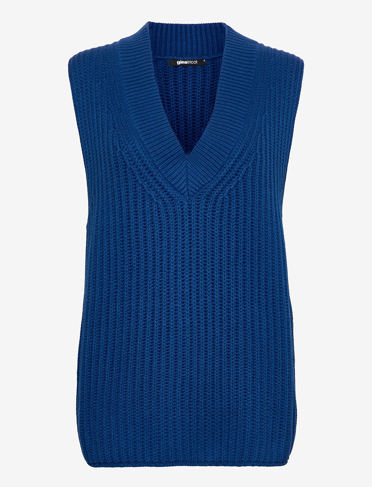 Gina Tricot - Harper knitted vest - down- & padded jackets - baleine blue (5511) - 0