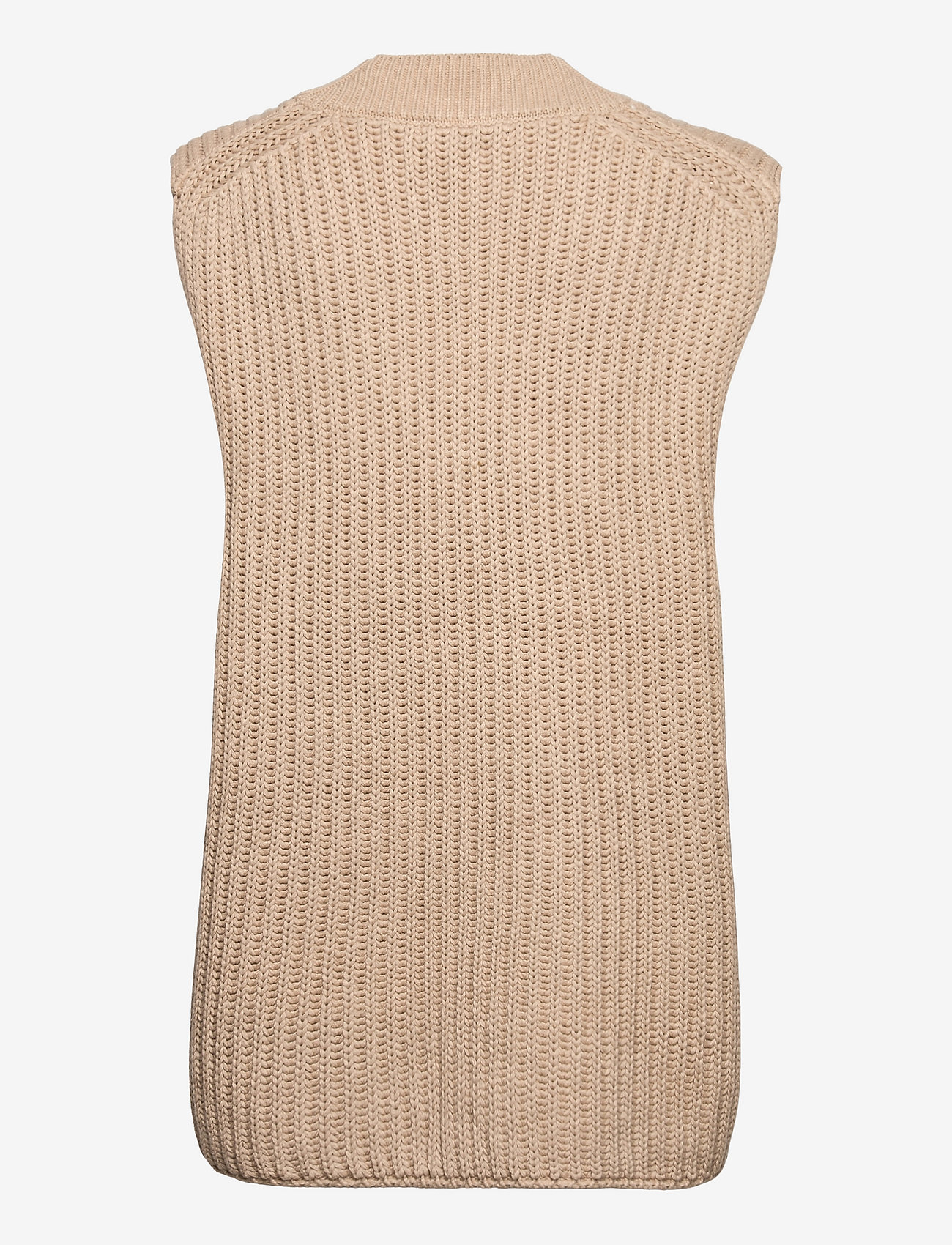 Gina Tricot - Harper knitted vest - sulejoped ja voodriga joped - plaza taupe (1761) - 1