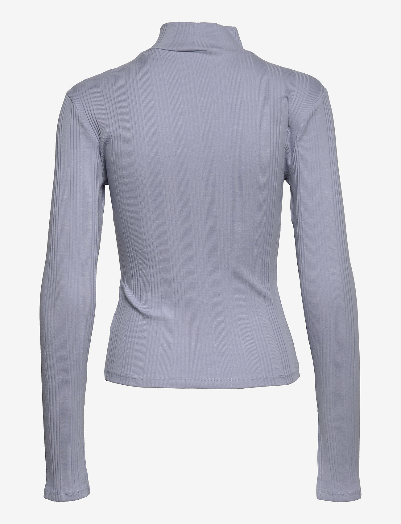 Gina Tricot - Basic rib polo - trøjer - zen blue (5454) - 1