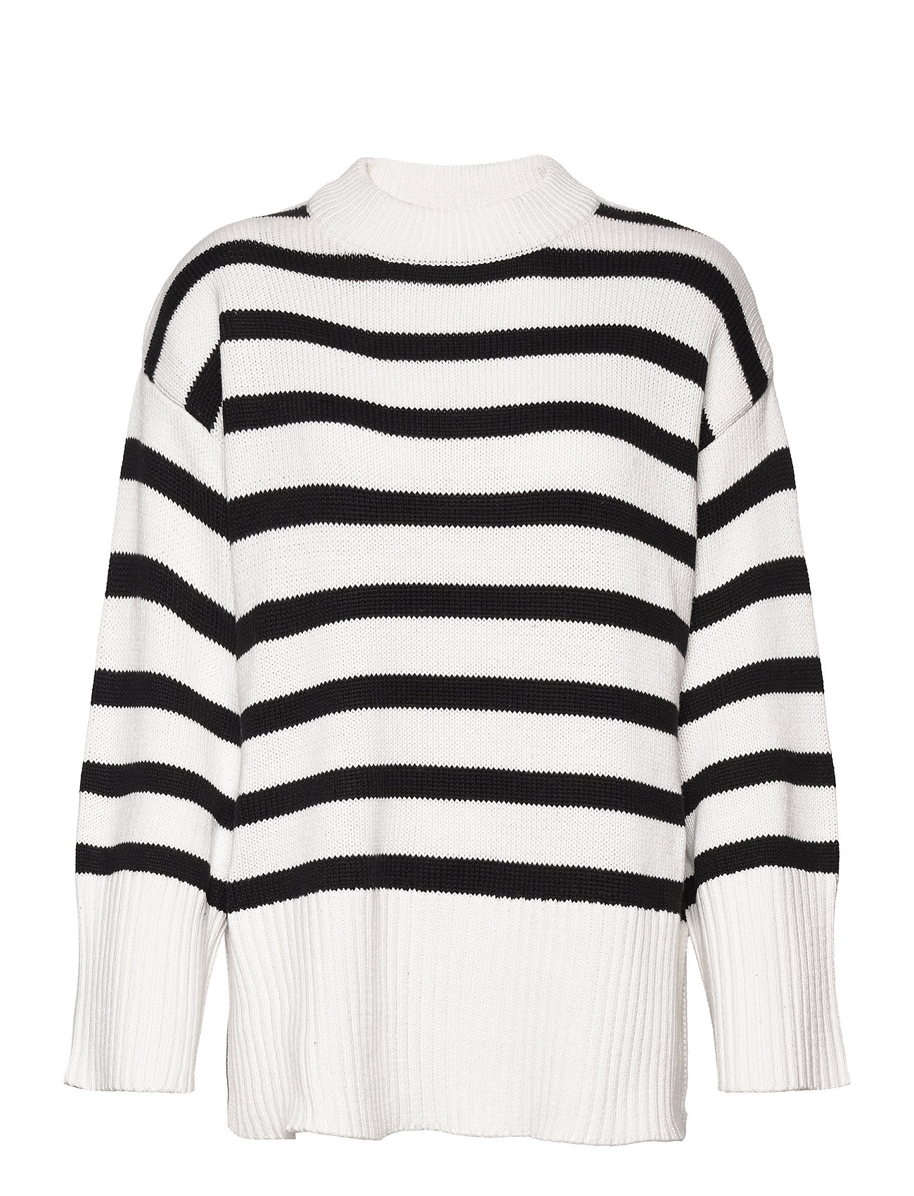 Gina Tricot Ohio Knitted Sweater (Black/stripe)  € 