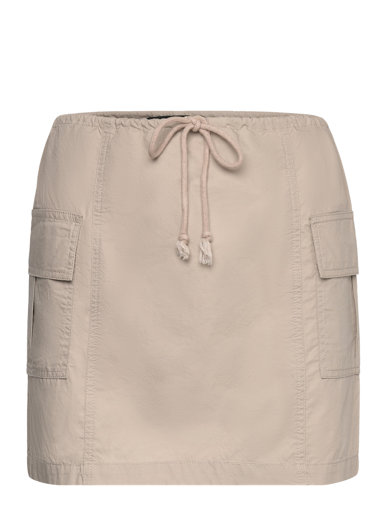 Cargo Skirt Kort Nederdel Beige Gina Tricot