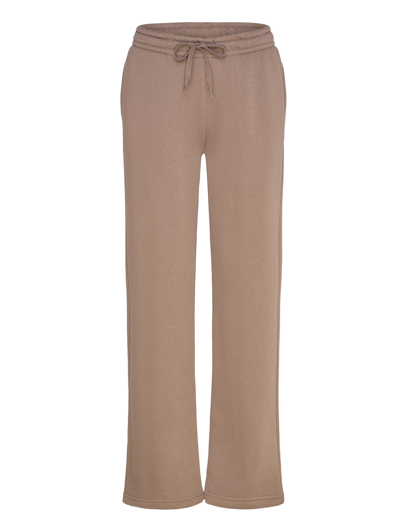 Gina Tricot Basic Straight Sweatpants, XL, Beige, Underdele > Joggingbukser, Dame