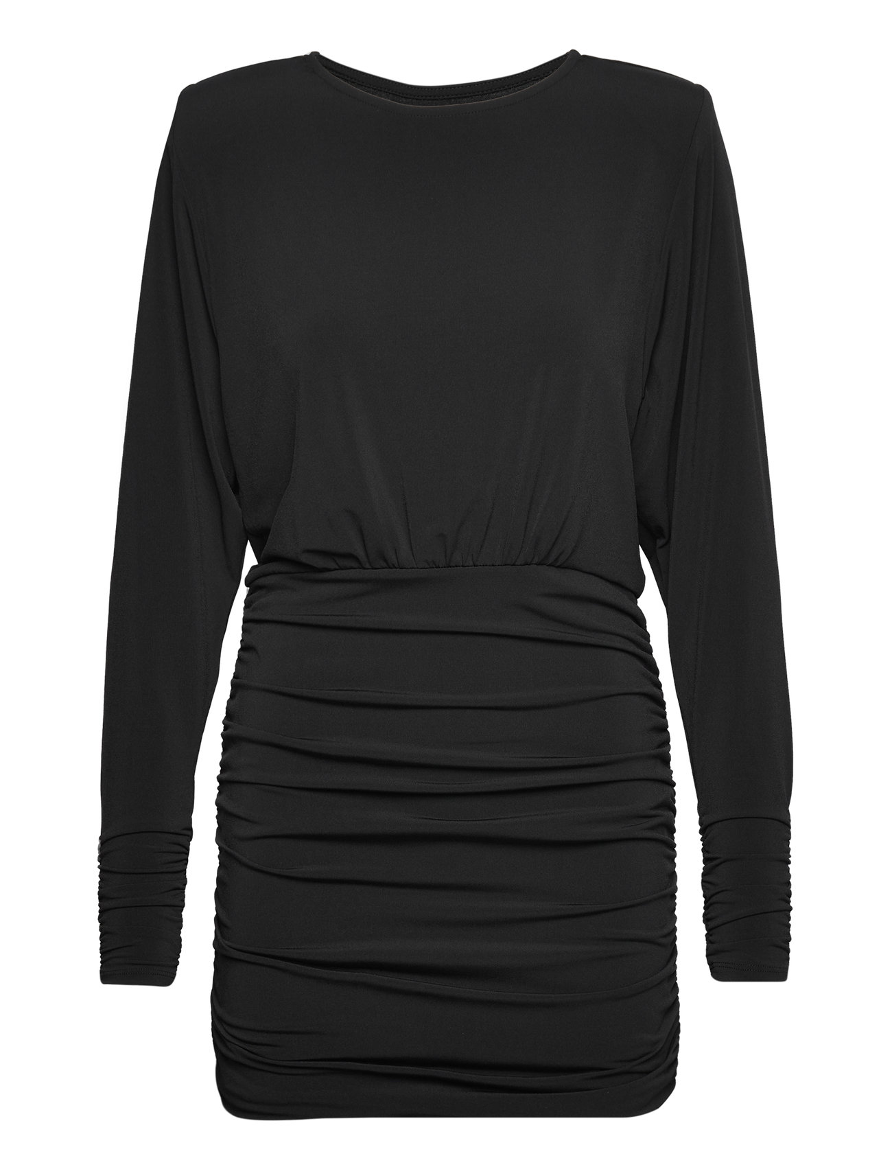 Gina Tricot Draped Back Mini Dress Svart