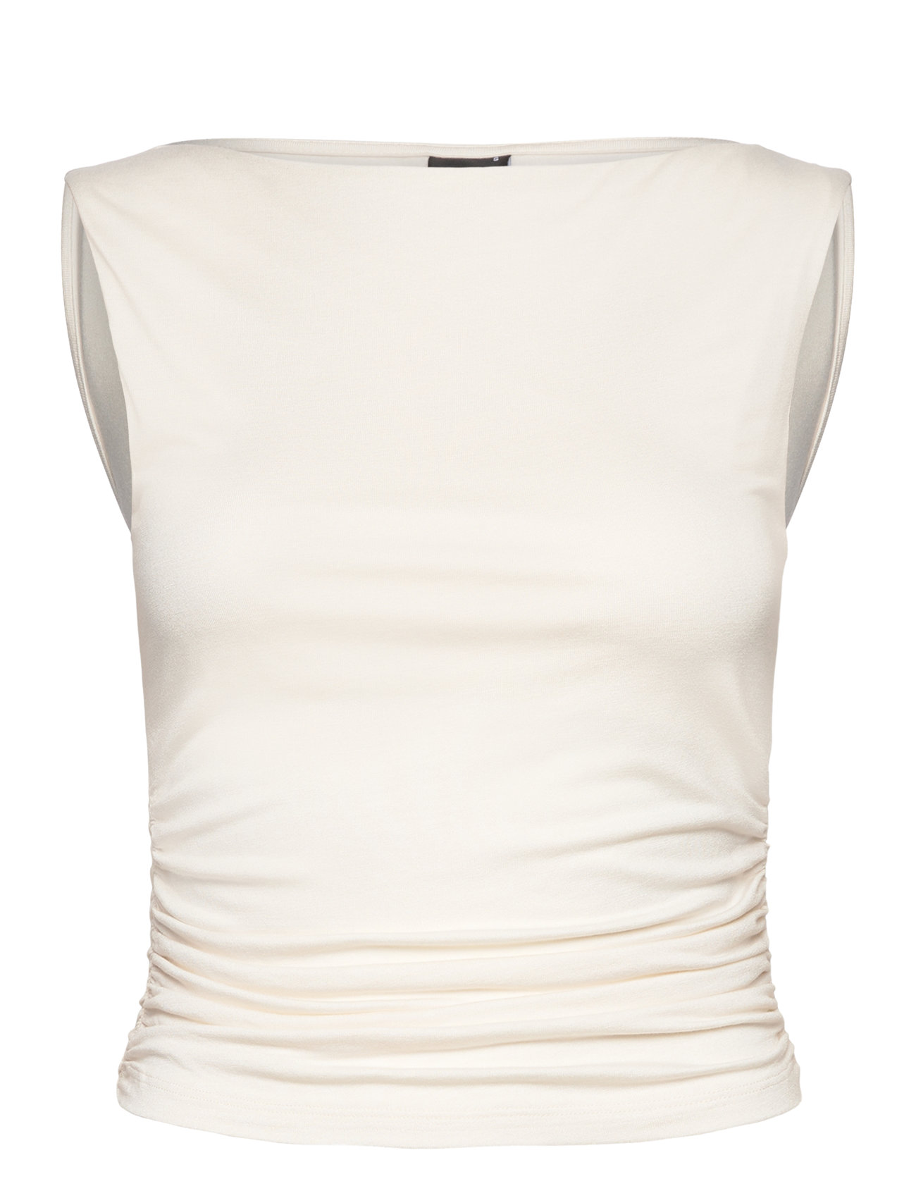 Gina Tricot Soft Touch Boatneck Top Vit