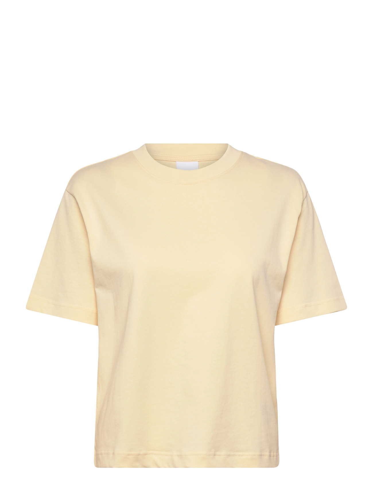 Gina Tricot Basic Tee, XL, Yellow, T-Shirts & Toppe > Kortærmede, Dame