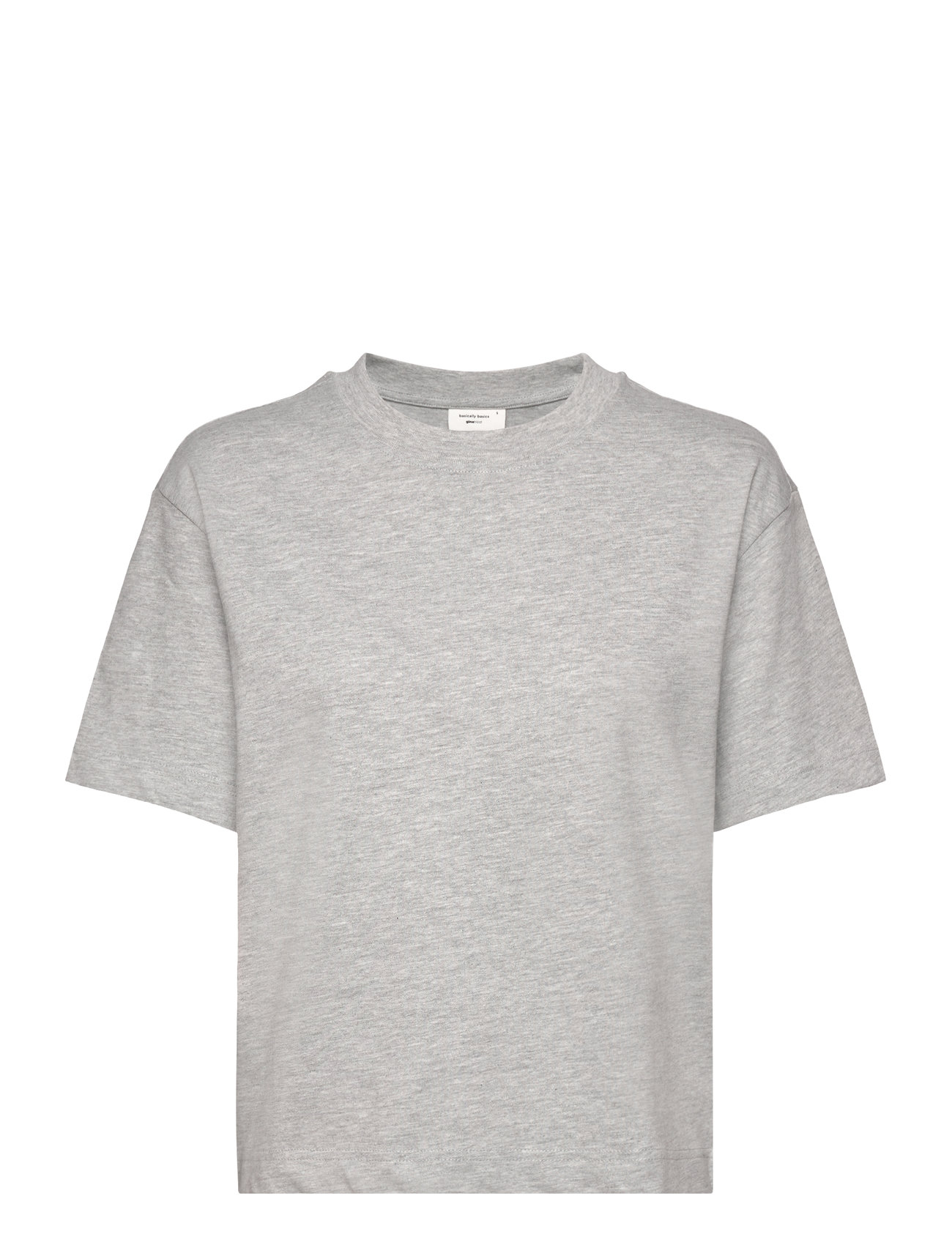 Gina Tricot Basic Tee, XS, Grey, T-Shirts & Toppe > Kortærmede, Dame