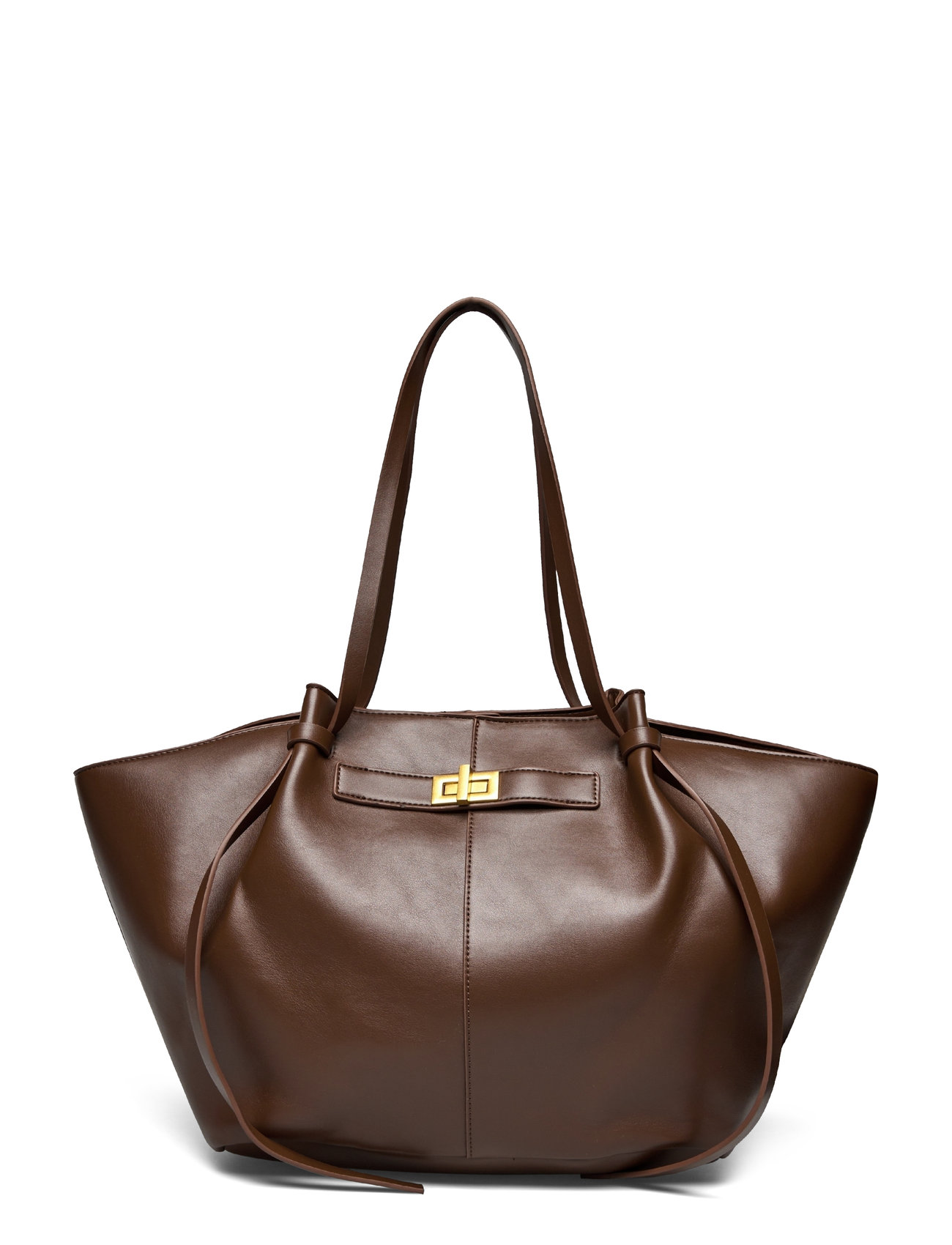Gina Tricot Long Strap Pu Bag, One Size, Brown, Tasker > Små Skuldertasker-Crossbody-Tasker, Dame
