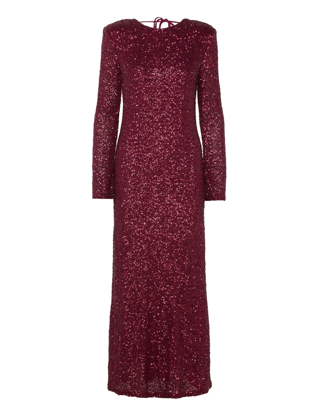 Gina Tricot Sequins Maxi Dress Burgundy