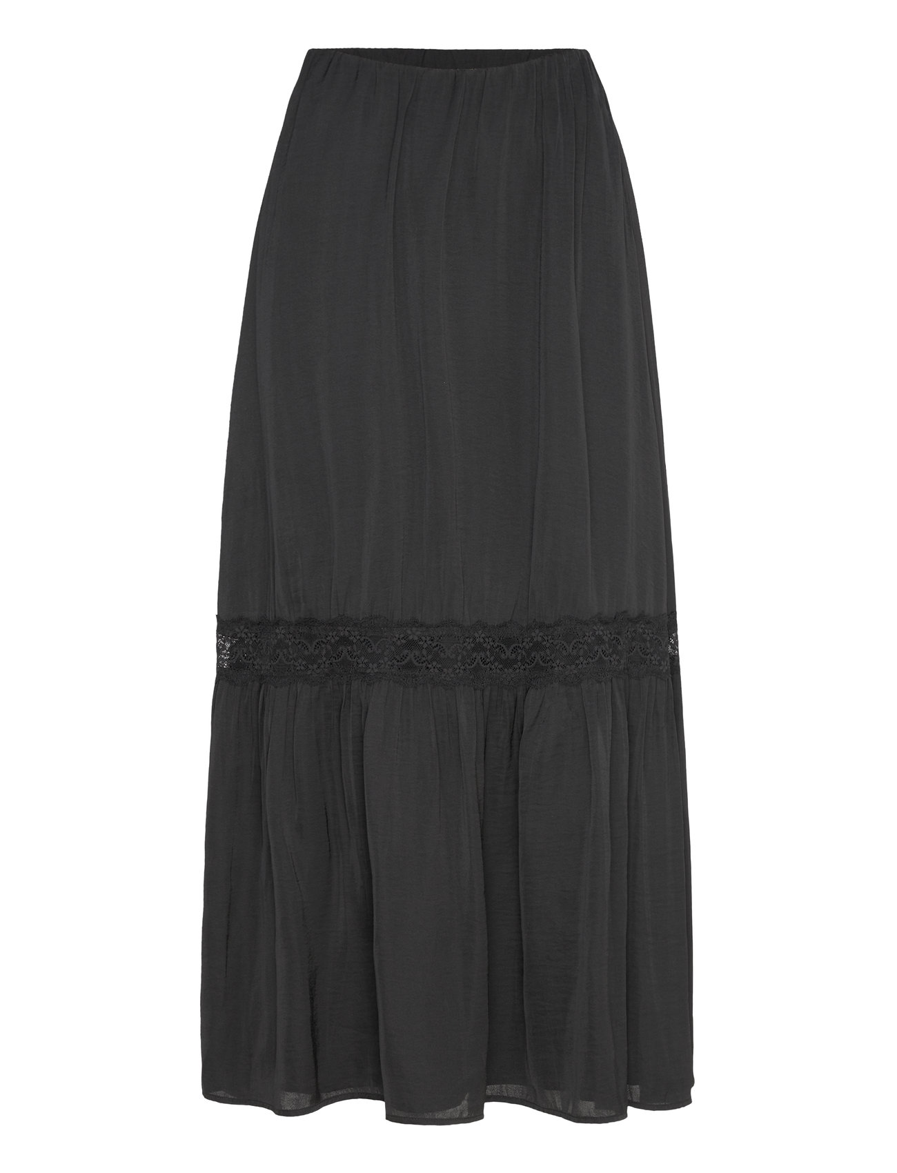 Gina Tricot Maxi Skirt Svart