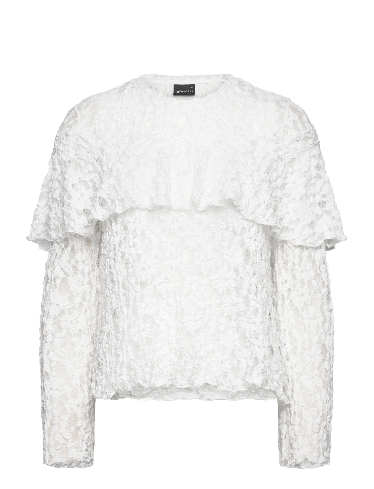 Gina Tricot Boho Lace Top Vit