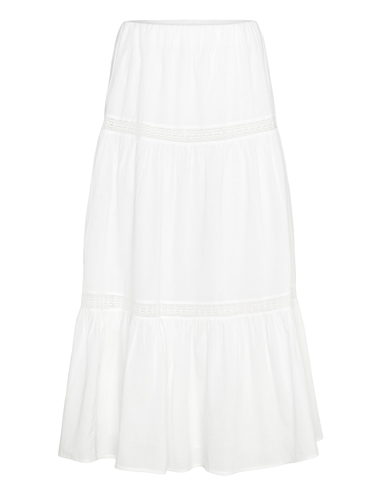 Gina Tricot Lace Maxi Skirt Vit