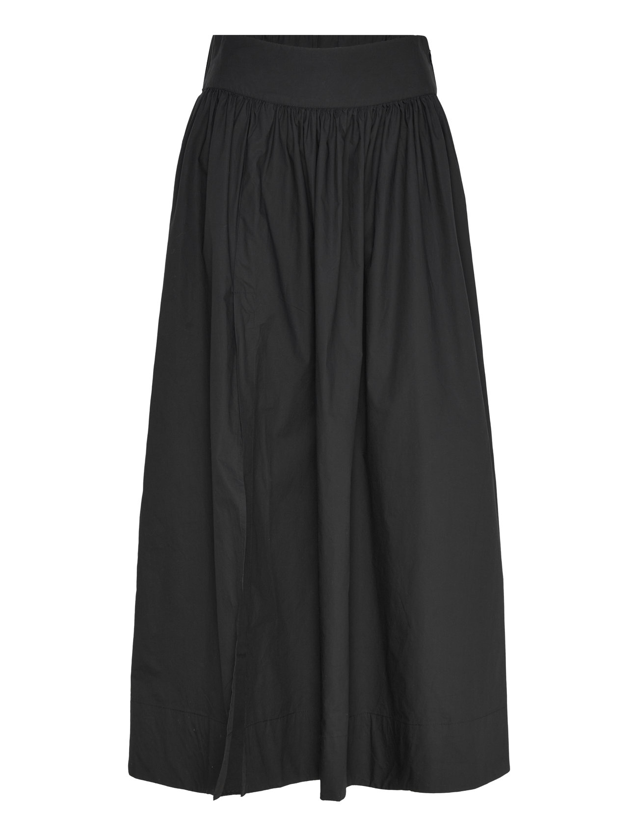 Poplin Skirt Skirts Knee-length & Midi Skirts Black Gina Tricot