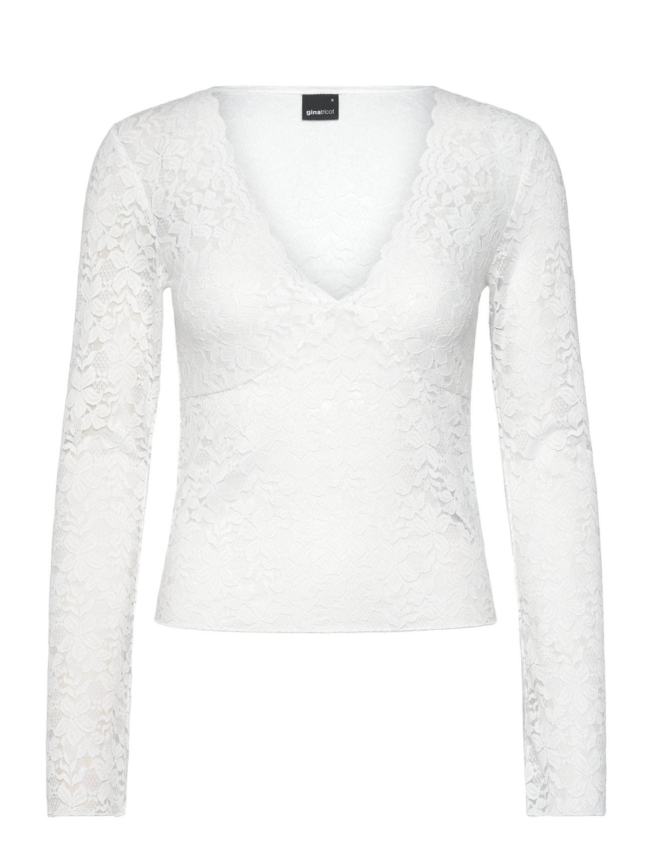 Gina Tricot Lace Top Vit