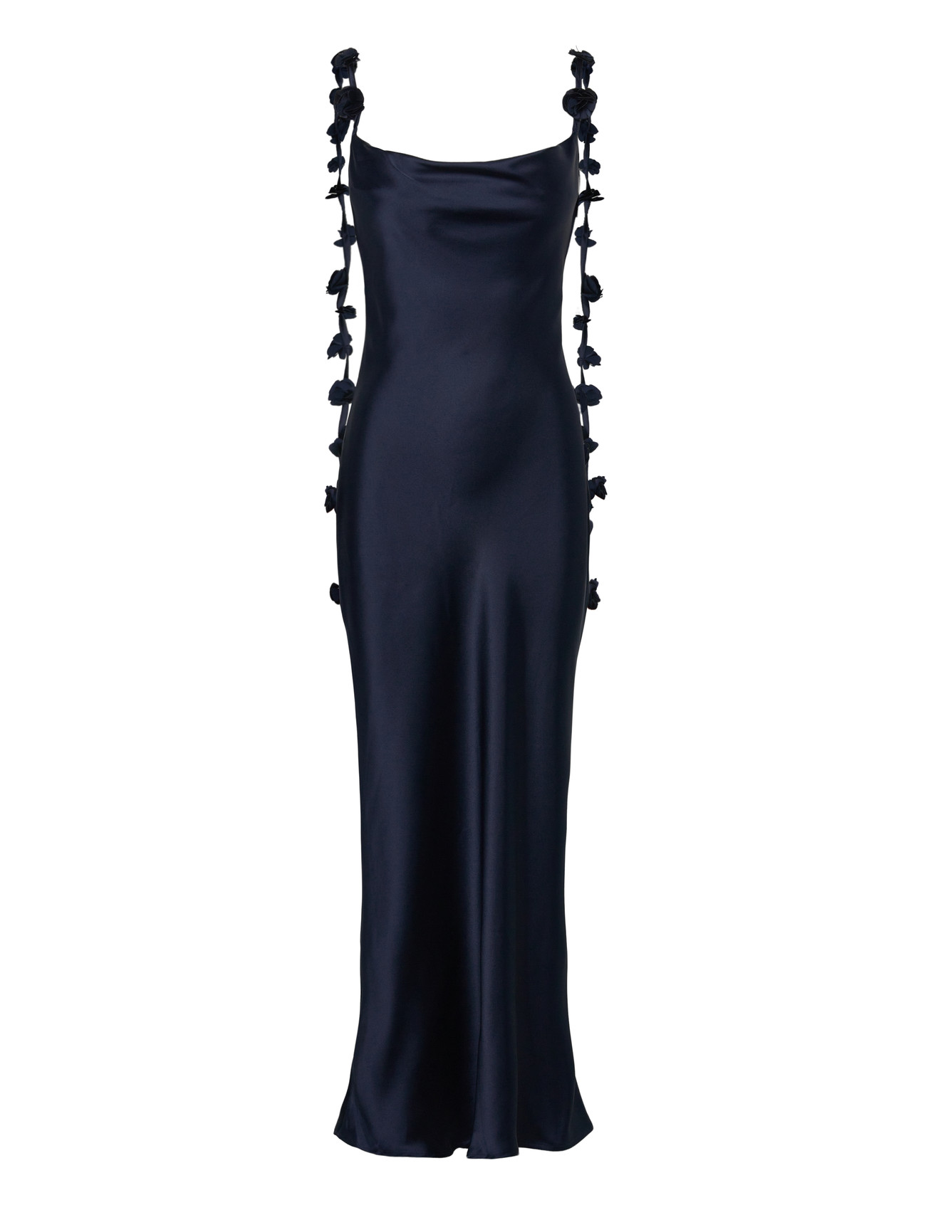 Gina Tricot Cowl Neck Dress, 38, Navy, Kjoler > Maxikjole, Dame