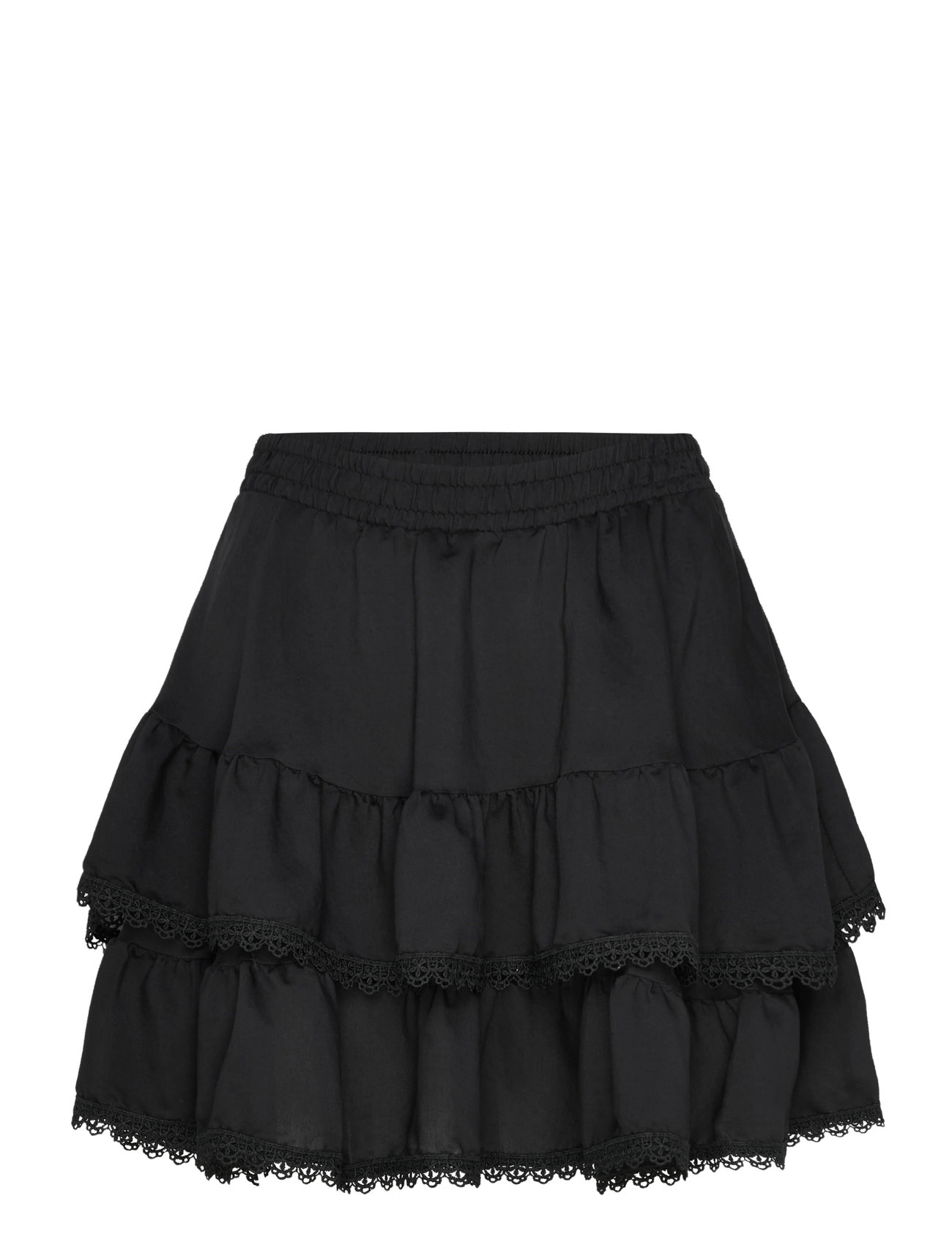 Boho Mini Skirt Skirts Short Skirts Black Gina Tricot