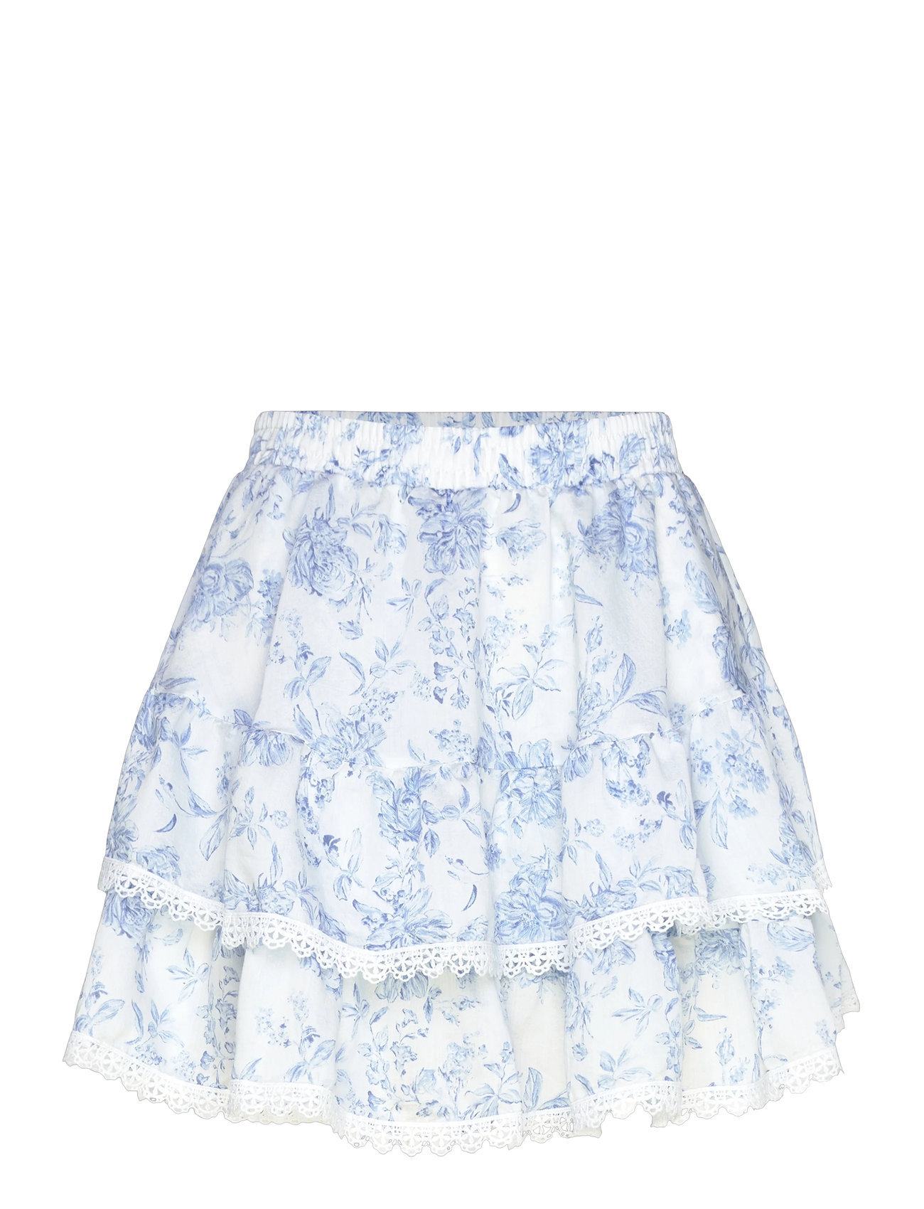 Boho Mini Skirt Skirts Short Skirts Blue Gina Tricot