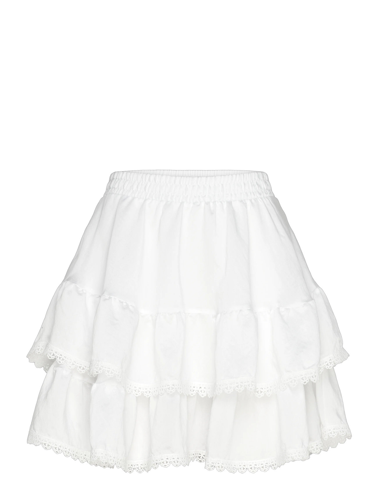 Gina Tricot Boho Mini Skirt Vit