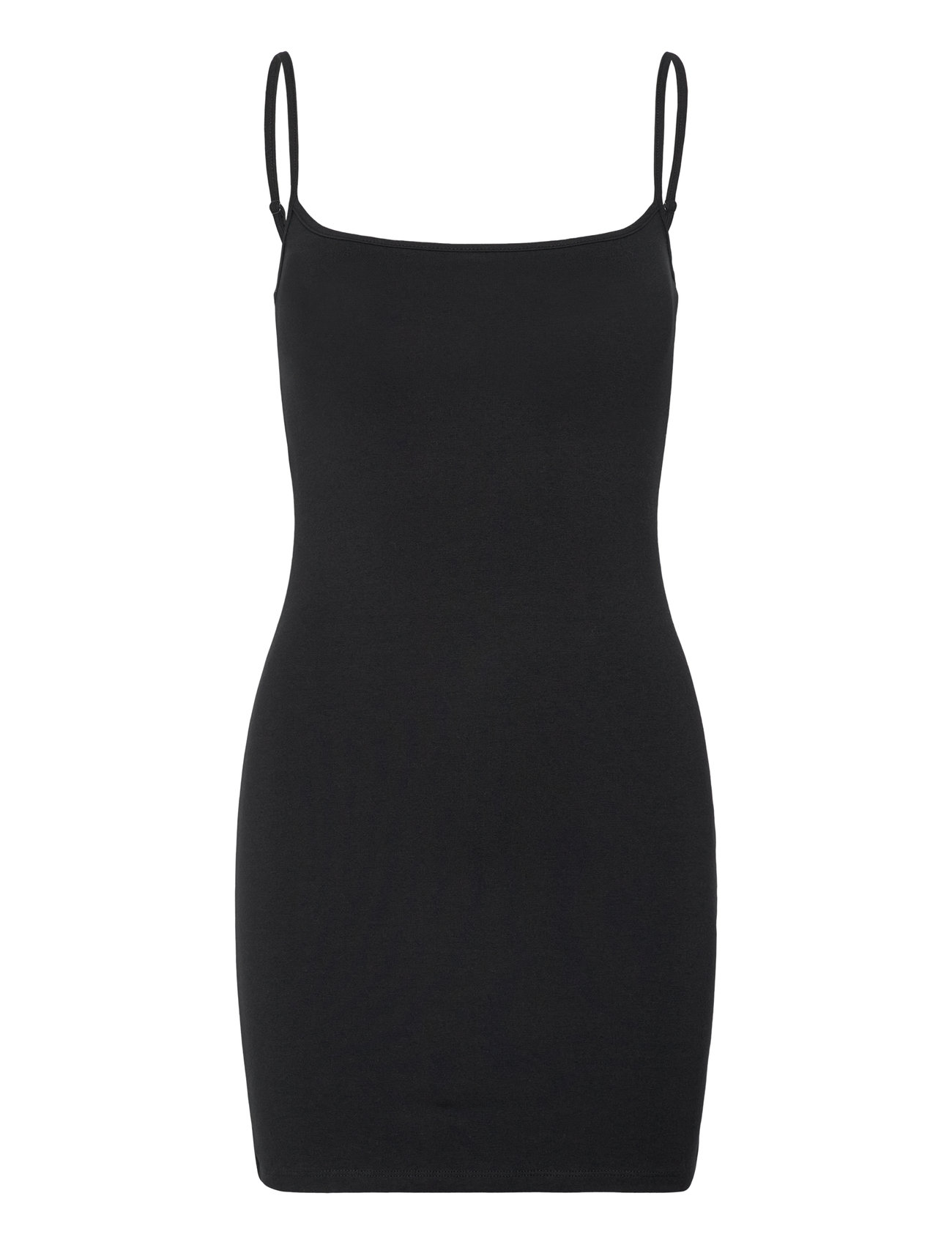 Gina Tricot Basic Mini Slip Dress Svart