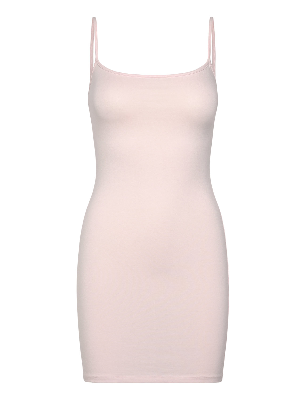 Gina Tricot Basic Mini Slip Dress Rosa