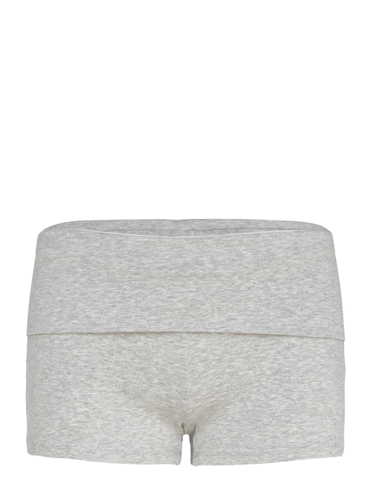 Gina Tricot Folded Hotpants, XL, Grey, Shorts > Cykelshorts, Dame