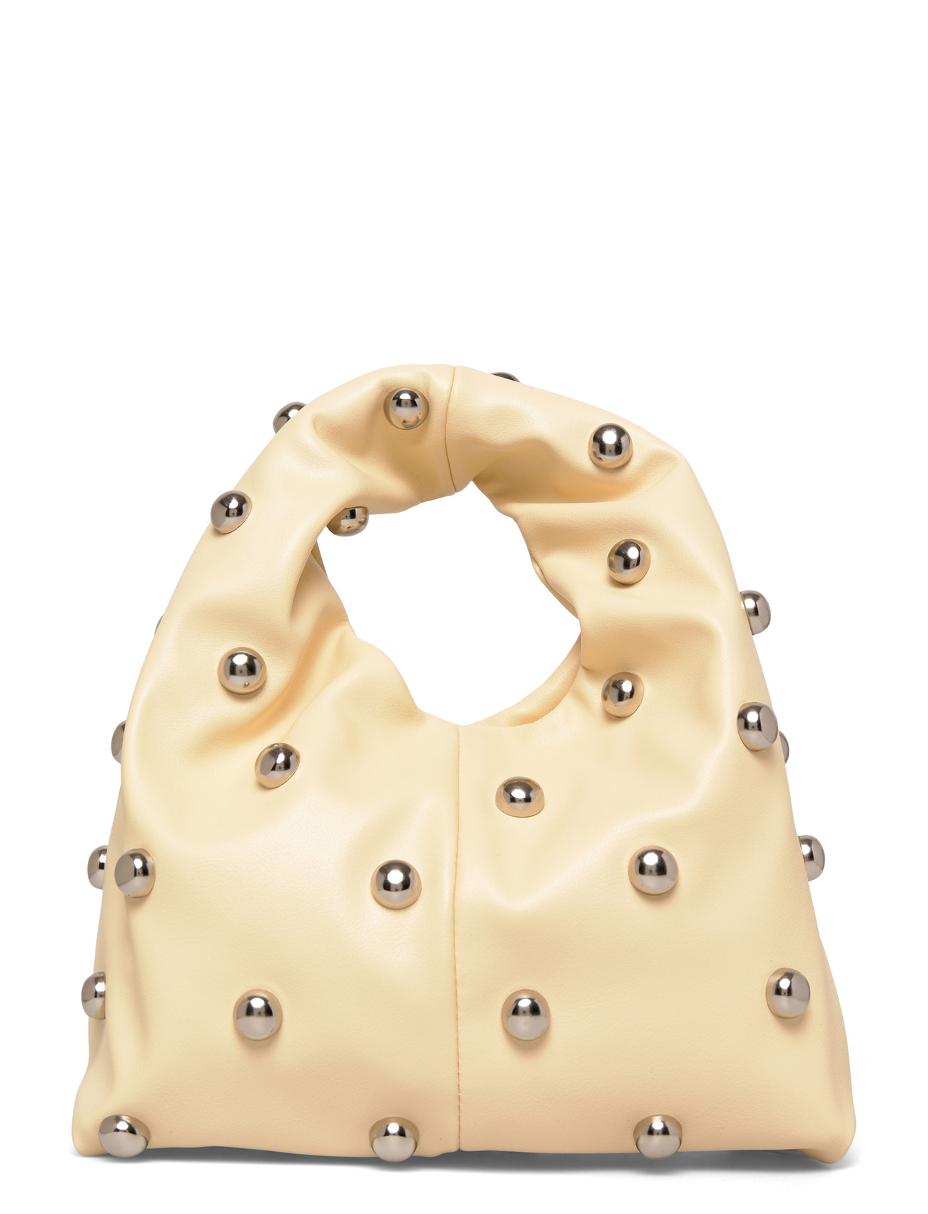 Gina Tricot Studded Handbag, One Size, Yellow, Tasker > Tasker Med Tophåndtag, Dame
