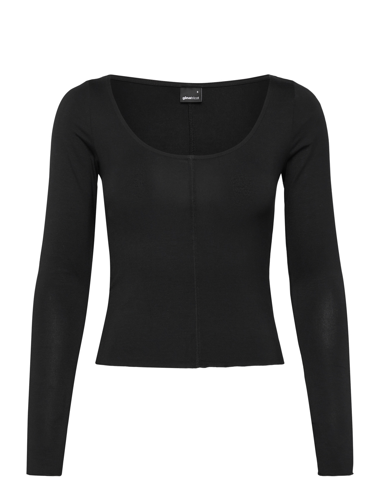Gina Tricot Soft Layering Yoga Top, L, Black, Sport Base Layers > Sport Base Layer Overdele, Dame