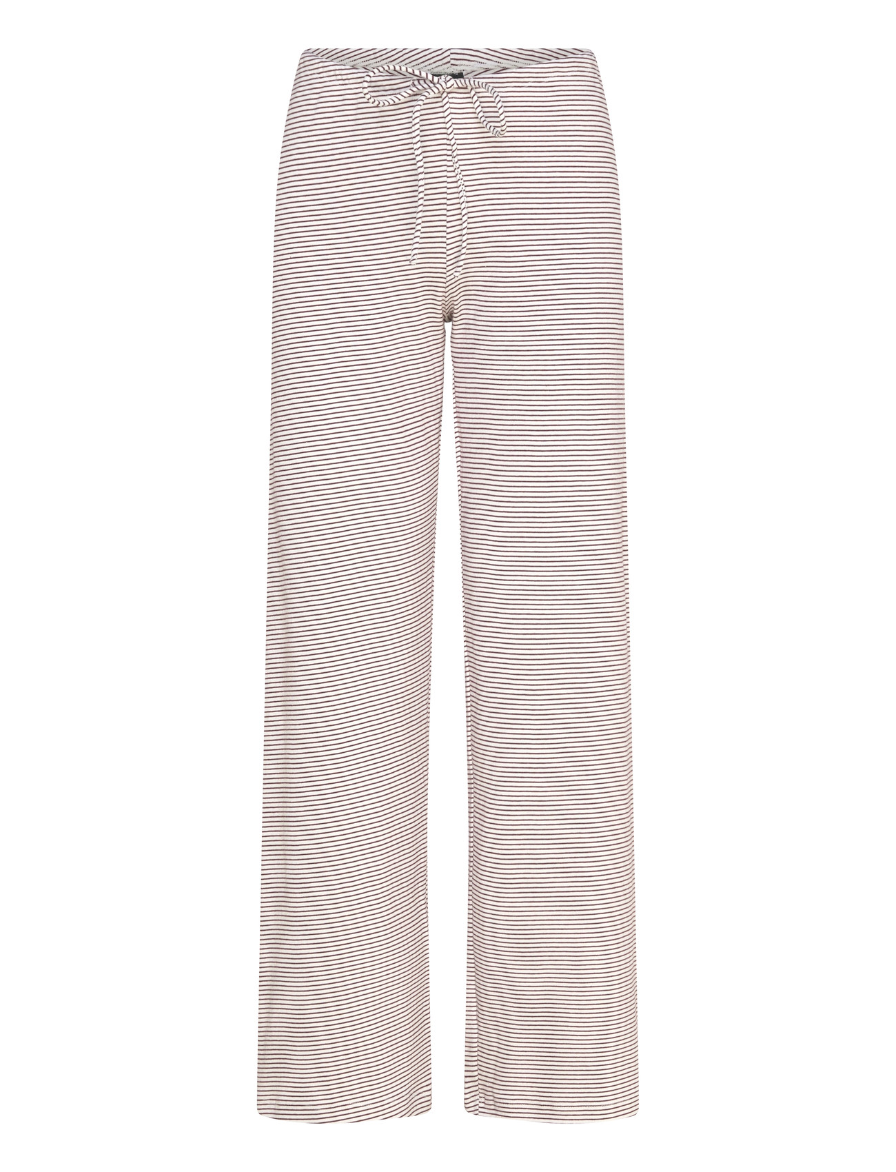 Gina Tricot Stripe Loungewear Trousers, XS, Cream, Underdele > Joggingbukser, Dame