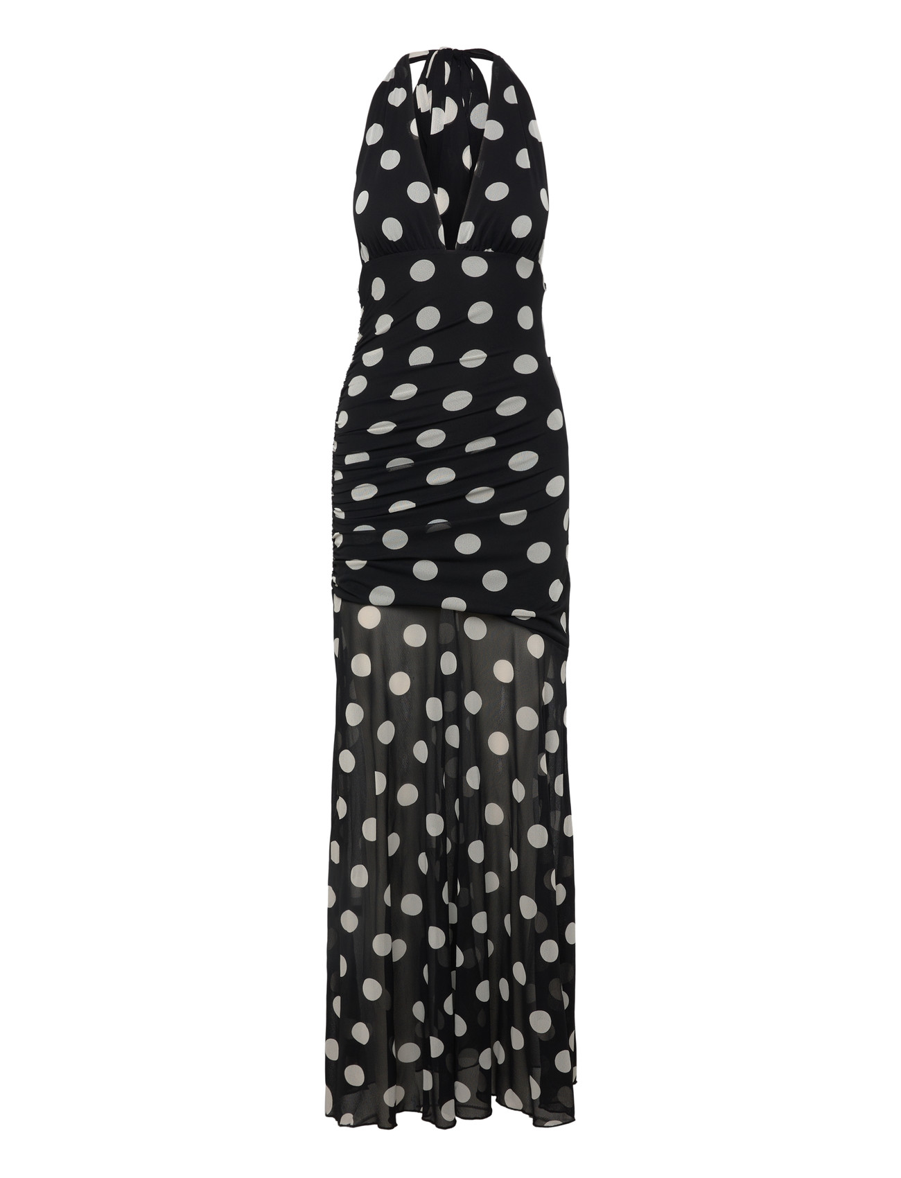 Gina Tricot Dropped Waist Dress, XL, Black, Kjoler > Maxikjole, Dame