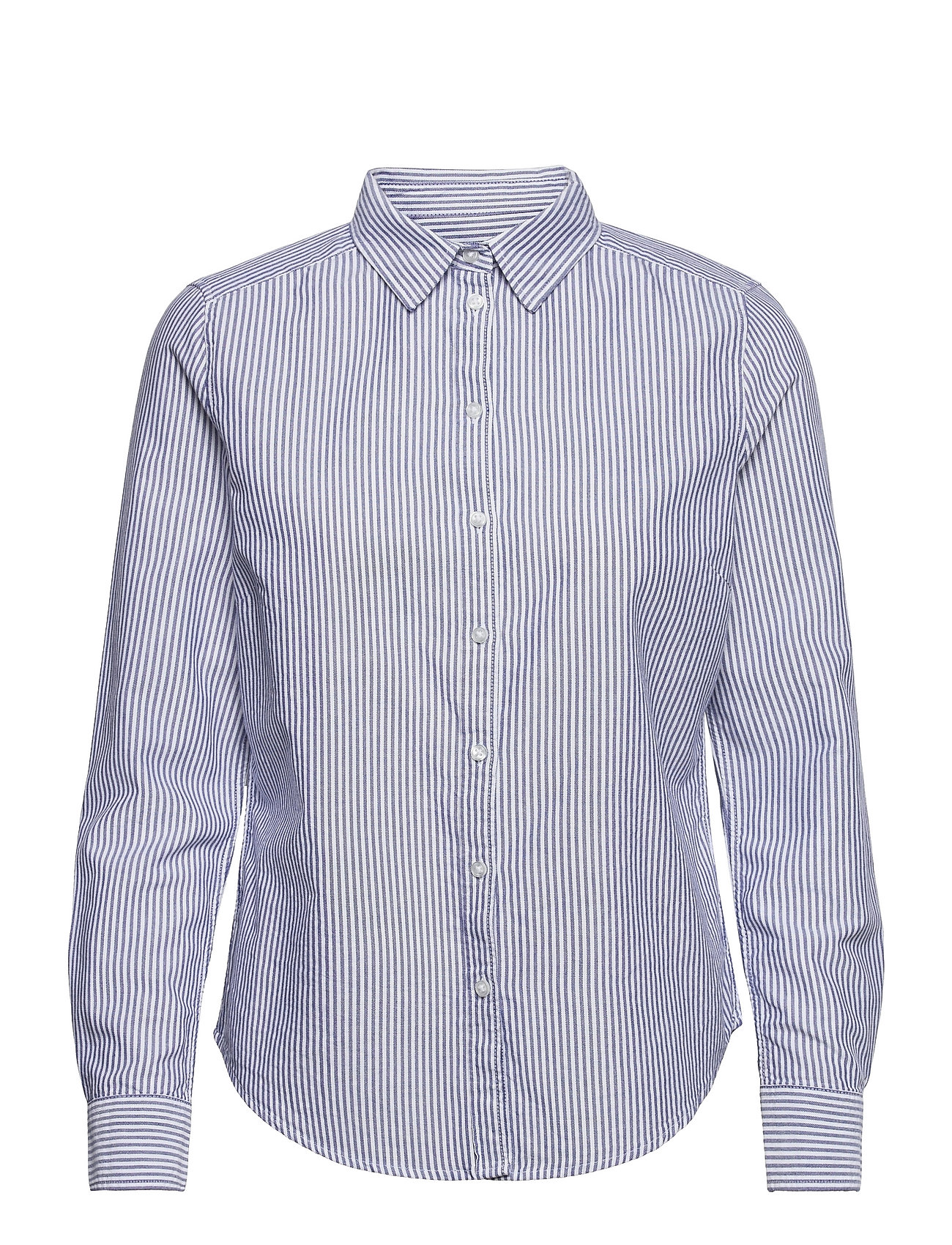 Gina Tricot Jessie Shirt, 40, Blue, Skjorter > Langærmede, Dame