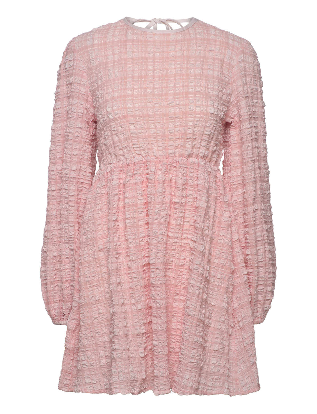 Open Back Dress Kort Kjole Pink Gina Tricot