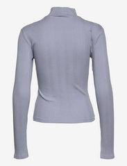 Gina Tricot - Basic rib polo - swetry - zen blue (5454) - 1