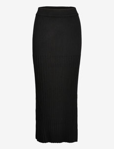 Sally knitted skirt - pennkjolar - black (9000)