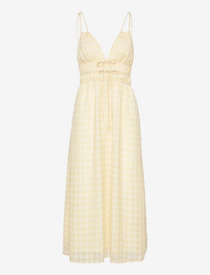 Sanna midi dress - summer dresses - lemon icing (2027)