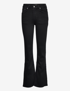 Full length flare jeans - dzwony dżinsy - black