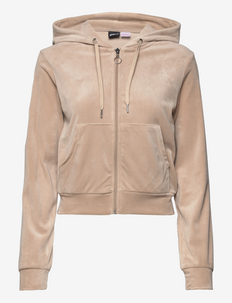 Melinda velour hoodie - kapuutsiga dressipluusid - pure cashmere