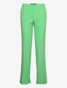 Jane mid waist trousers - broeken med straight ben - absinth green
