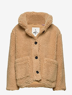 Mini teddy jacket - BEIGE