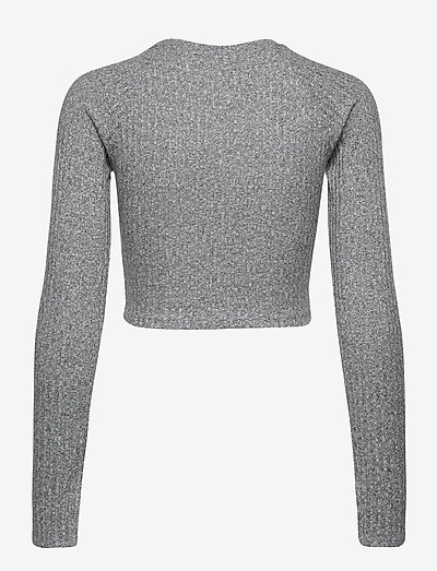 Gina Tricot Kinsley Rib Top (Grey 