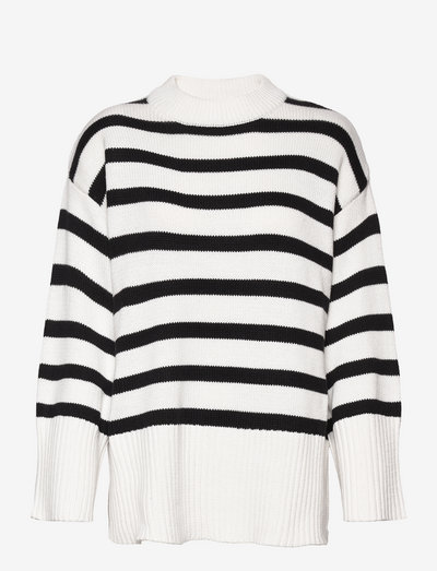 Ohio knitted sweater - pulls - black/stripe