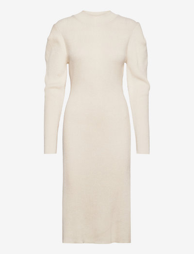 Gina Tricot Bonnie Knitted Dress (Ecru 