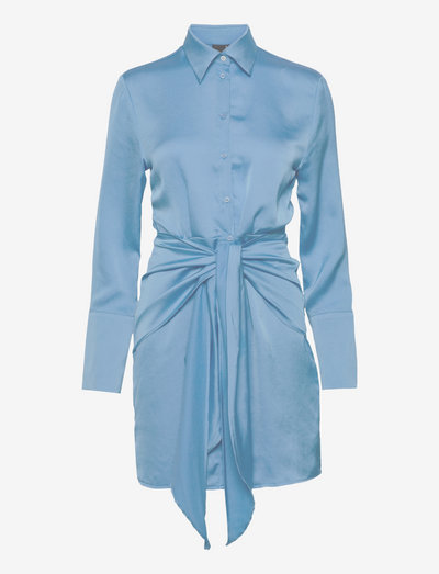 Oceana shirt dress - robes midi - ibiza blue (5532)