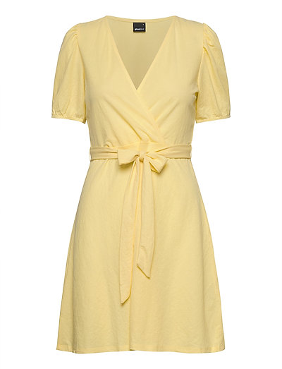 gina tricot yellow dress