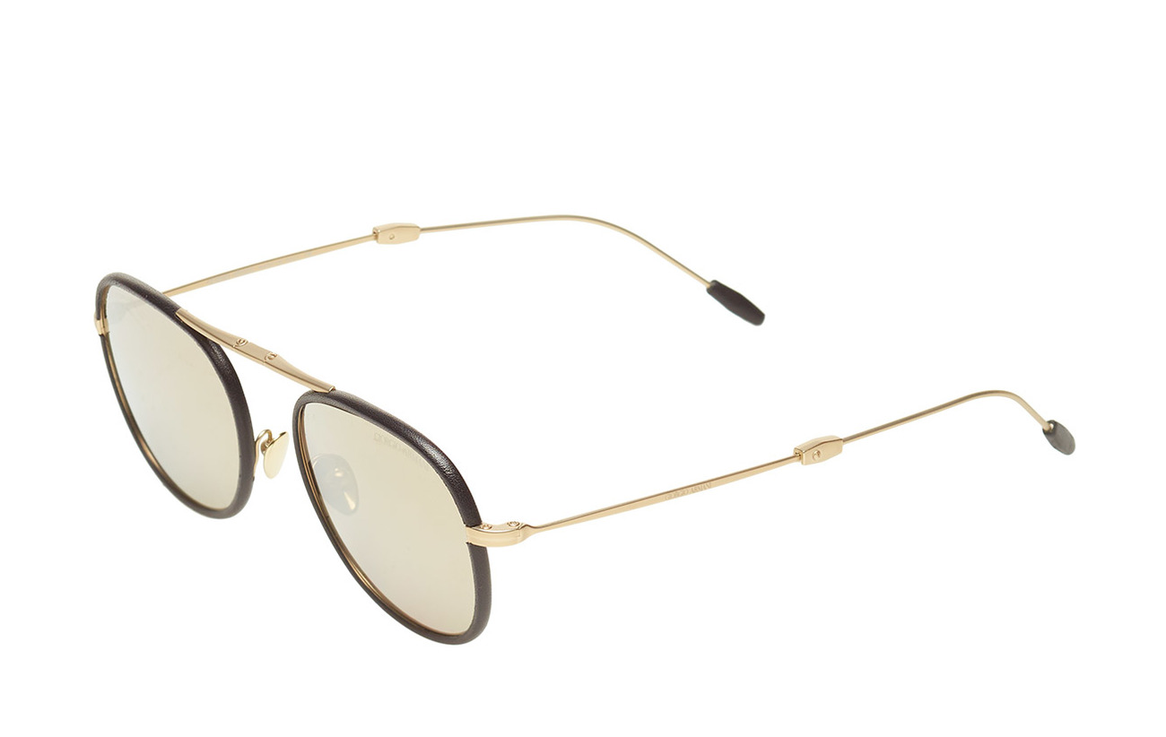 blackGiorgio Pale Gold Armani Sunglassesmatte Frame Metal mNP0Oyv8wn