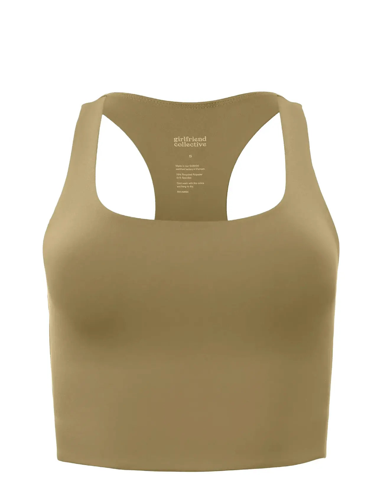GIRLFRIEND COLLECTIVE Paloma BH Khaki - L - Damen