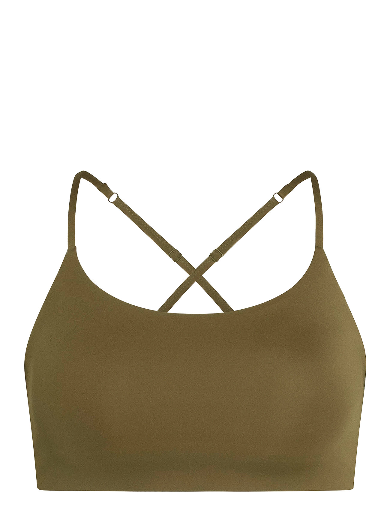 Float Juliet Strappy Bra Khaki Girlfriend Collective
