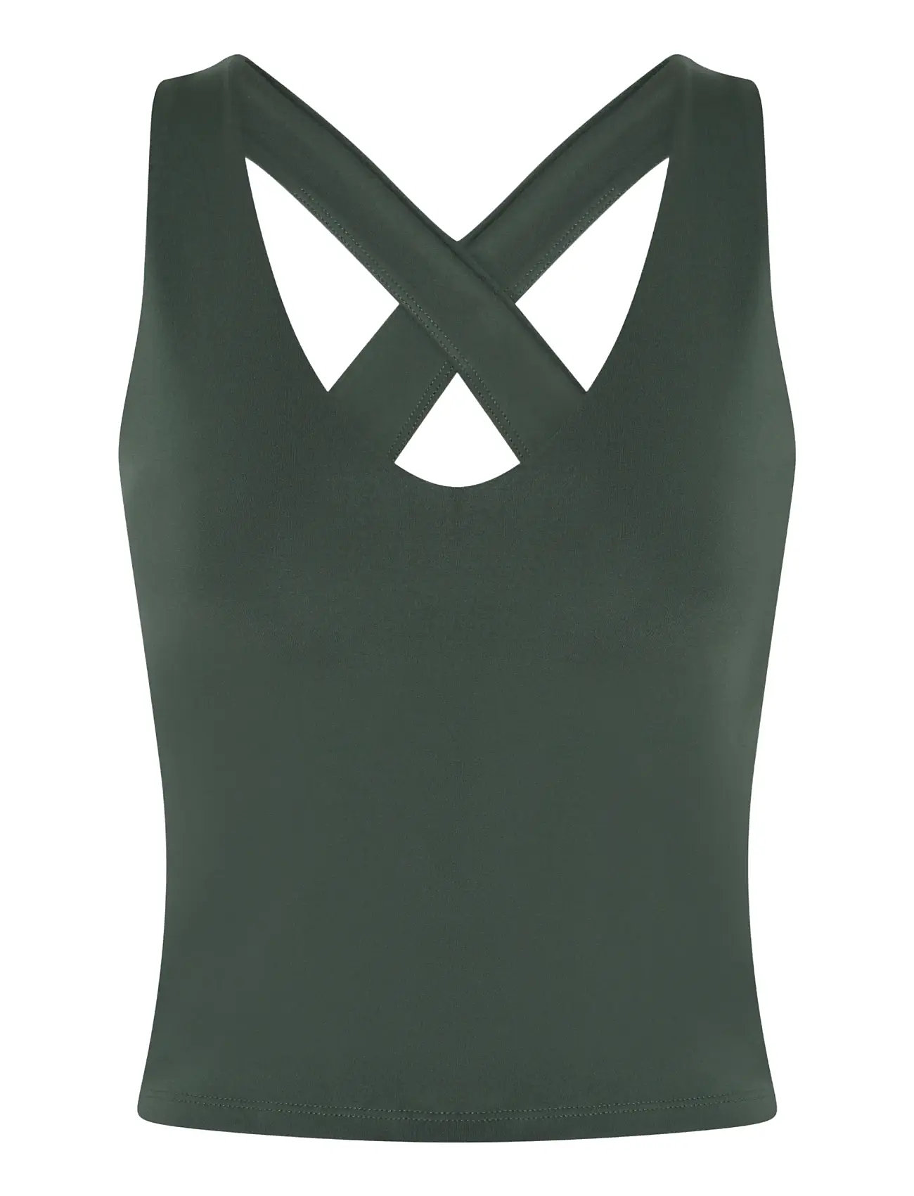GIRLFRIEND COLLECTIVE Float Zoe Tank, Cross-Back Grün - L - Damen