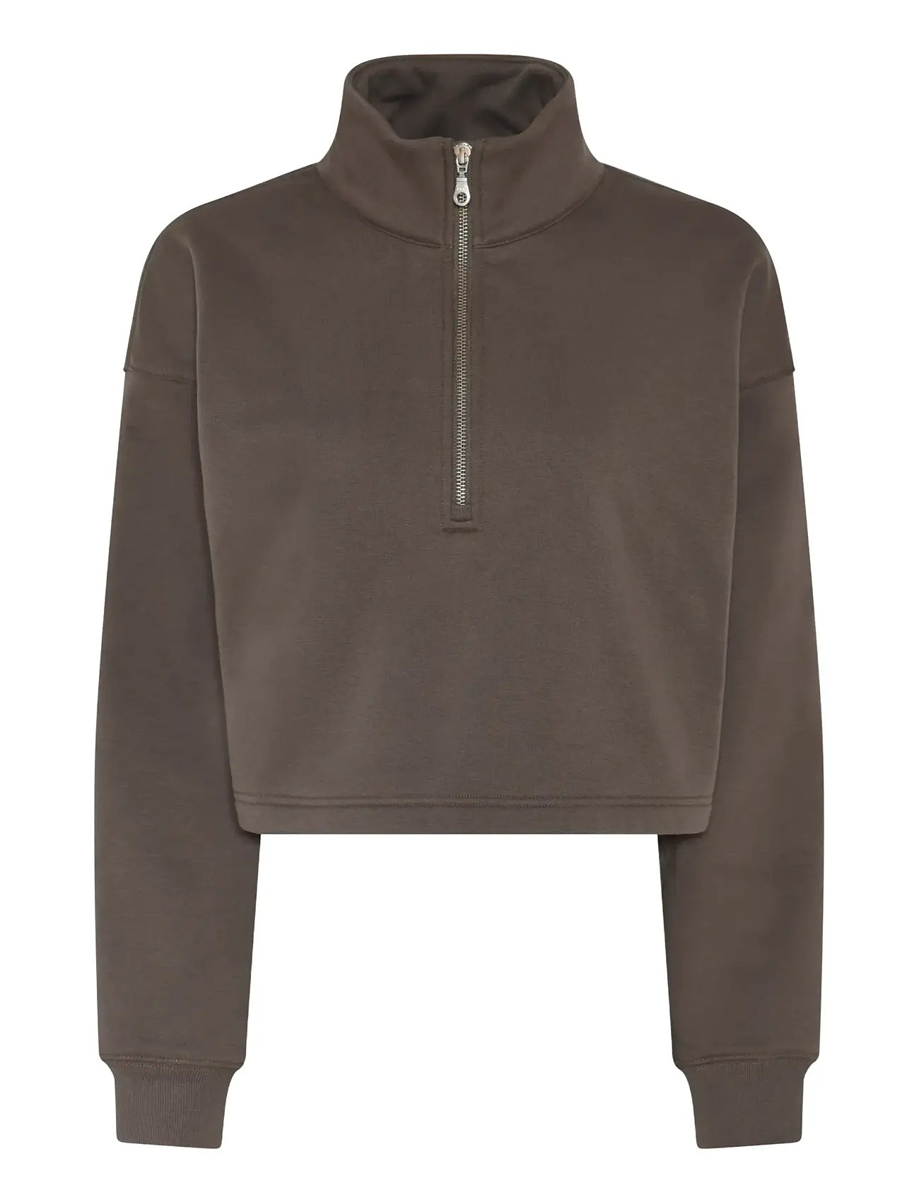 GIRLFRIEND COLLECTIVE Vega Half Zip Sweatshirt Braun - M - Damen
